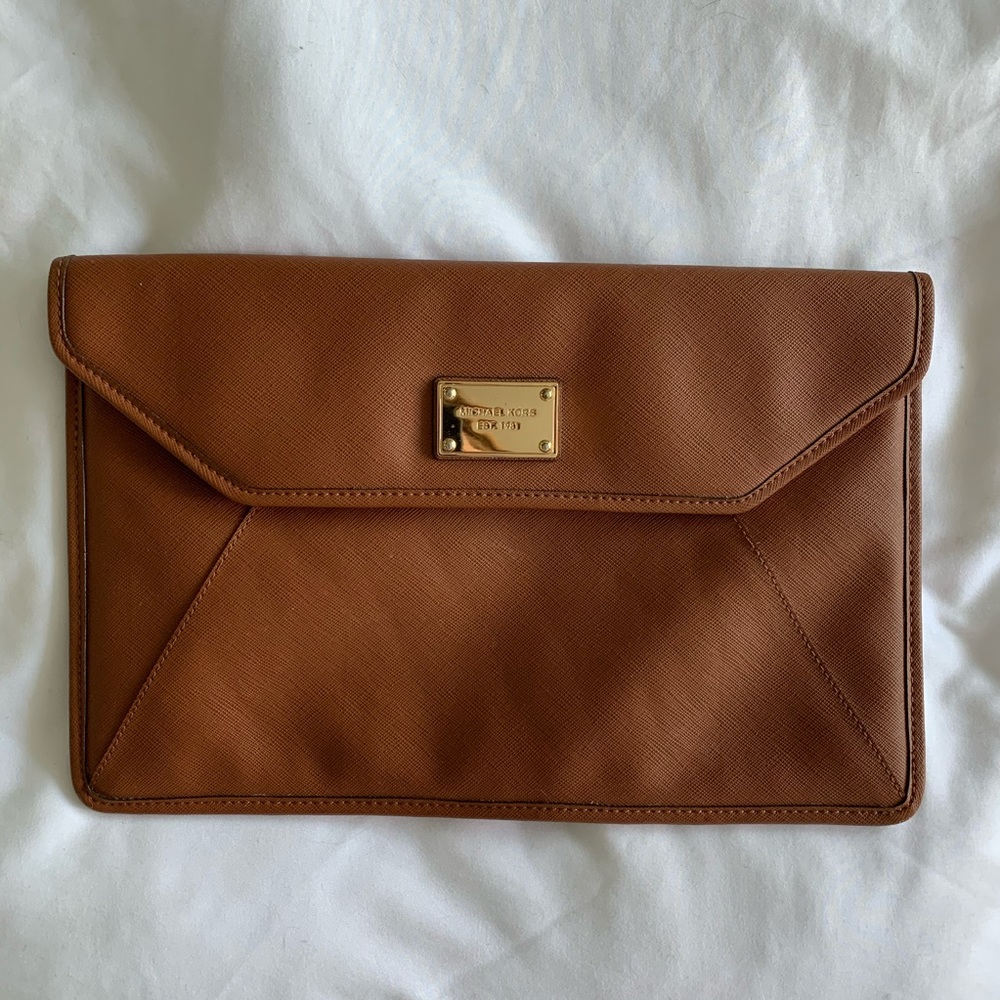 Authentic Michael Kors Envelope Clutch